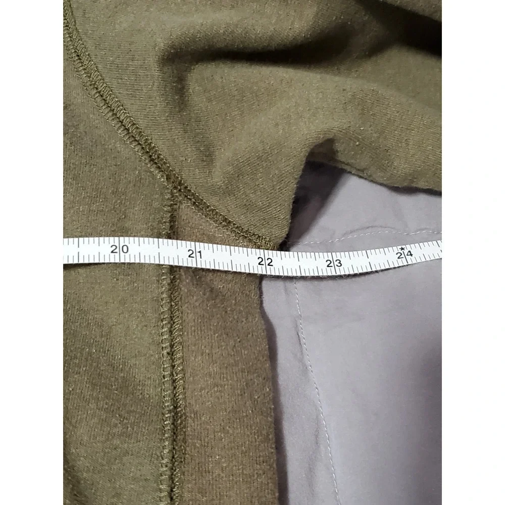 The North Face Men’s Olive Green Hoodie Medium Pullover Logo FA22